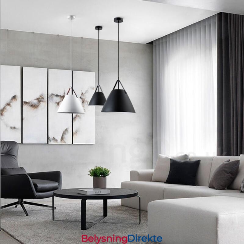 1 Lys Nordisk Stil Anhengslampe Vintage Anhengslampe