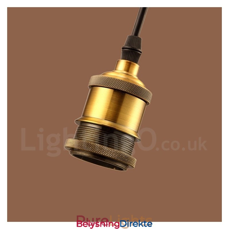 1 Lys Moderne Samtidskunstnerisk Kafé Flerfarget Glass Pendellampe