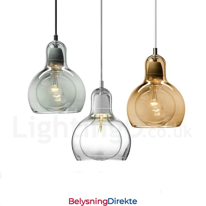 1 Lys Nordisk Stil Moderne Samtidskunst Glass Pendellampe
