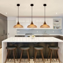 1 Lys Vintage Glass Pendellampe