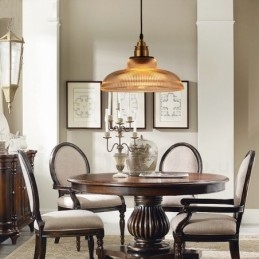 1 Lys Vintage Glass Pendellampe