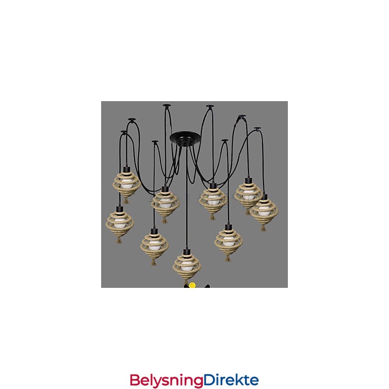 Den Nordiske Landlige Retro Honningkakelysekronelampen De Himmelske Tjenestepikene Sprer Blomster.