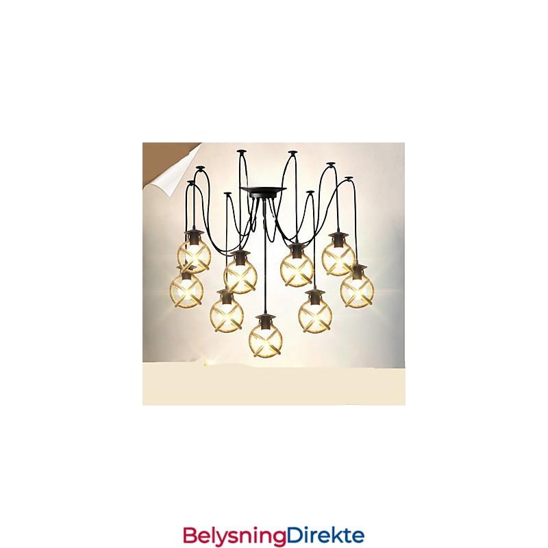 Taulampe Lysekrone Klær Lang Kreativ Himmelske Maids Spreder Blomster. Edderkopplampe