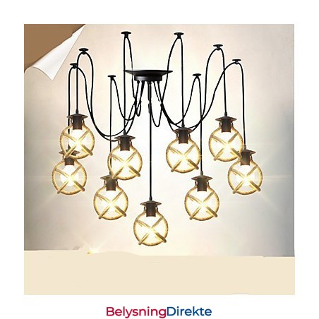 Taulampe Lysekrone Klær Lang Kreativ Himmelske Maids Spreder Blomster. Edderkopplampe