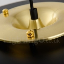 1 Lys Moderne Samtidskunst Luksuriøs Pendellampe Med Glassskjerm