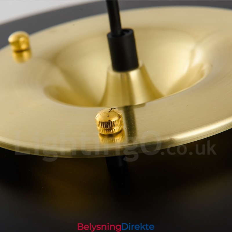 1 Lys Moderne Samtidskunst Luksuriøs Pendellampe Med Glassskjerm