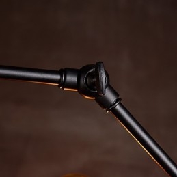 Kreativ Lysekrone I Børstet Nikkel Med 8 Lys