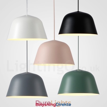 1 Lys Moderne Samtidskunstnerisk Stål Pendellampe Med Skjerm I Aluminiumslegering