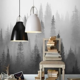 1 Lys Moderne Samtidskunst Aluminiumslegering Pendellampe Med Aluminiumslegering Skjerm