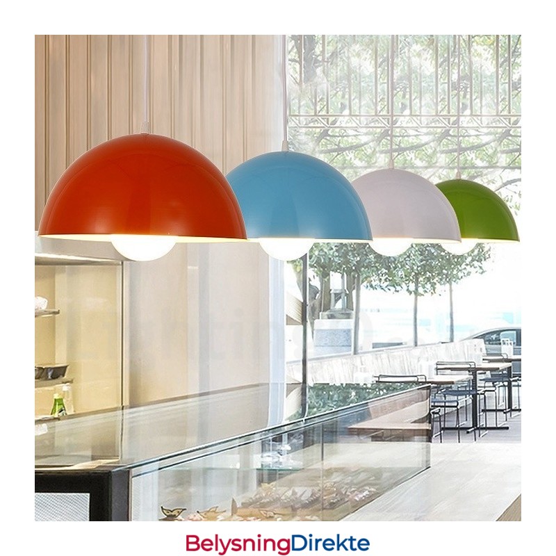 1 Lys Moderne Samtidskunstnerisk Stål Pendellampe Med Skjerm I Aluminiumslegering