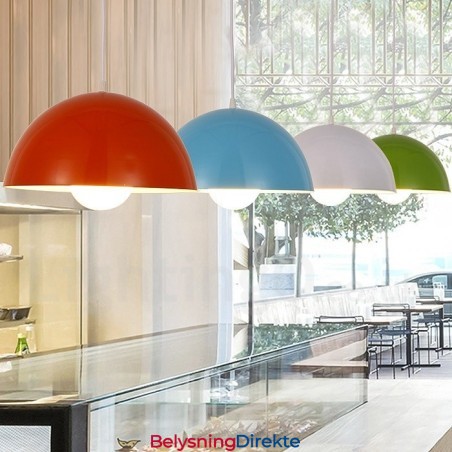 1 Lys Moderne Samtidskunstnerisk Stål Pendellampe Med Skjerm I Aluminiumslegering