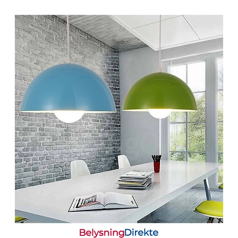 1 Lys Moderne Samtidskunstnerisk Stål Pendellampe Med Skjerm I Aluminiumslegering