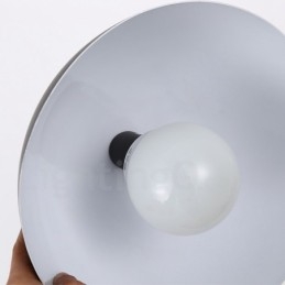 1 Lys Moderne Samtidskunstnerisk Stål Pendellampe Med Skjerm I Aluminiumslegering