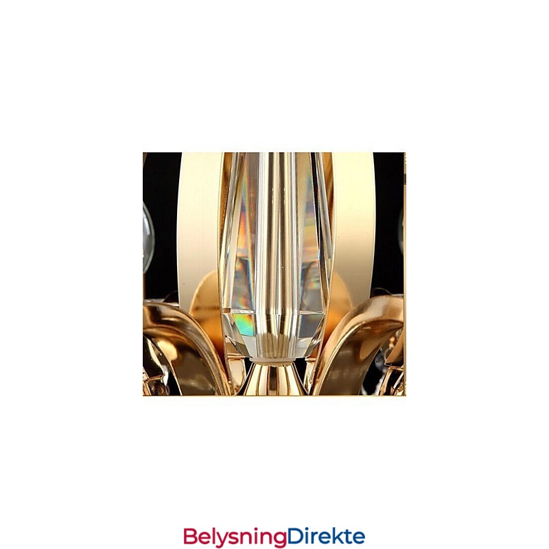 Krystalllysekrone I Smijern Av Høy Kvalitet Med 8 Lys