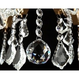 Krystalllysekrone I Smijern Av Høy Kvalitet Med 8 Lys