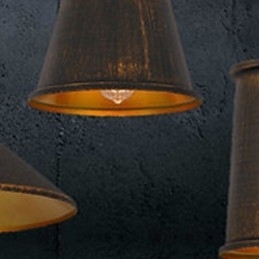 3-Lys Lysekrone I Ministil, Moderne, Samtidskunstnerisk Metallanhengslampe