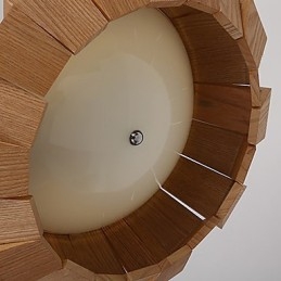 Lysekrone I Landlig Tre, Bambus