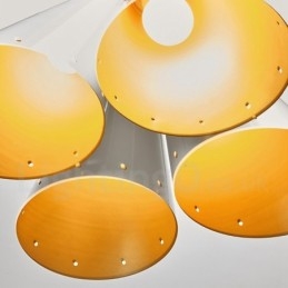 4-Lyss Retro Rustikk Luksuriøs Aluminiumslegering Pendellampe Lysekrone Med Aluminiumslegering Skjerm