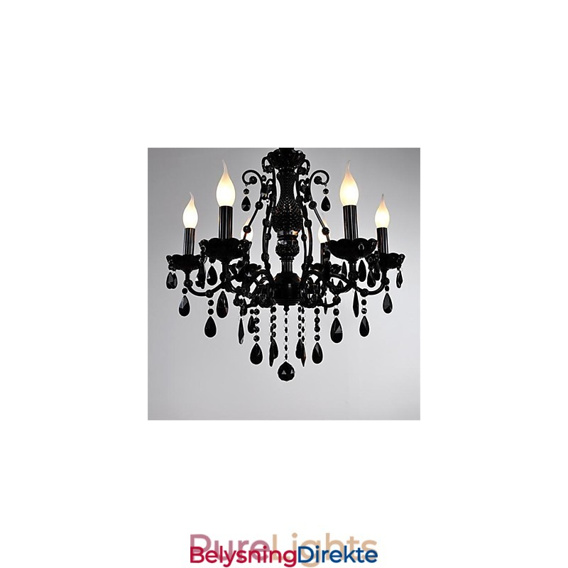 Moderne Samtids Tradisjonell Klassisk Landlig Globe Krystall Ministil Andre Metall Lysekrone