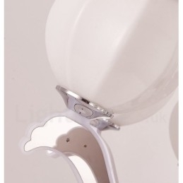 8 Lys Moderne, Samtidskunst Luksuriøs Pendellampe Med Glassskjerm