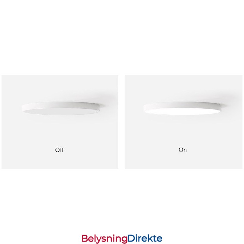 Ultratynne Dimbare Moderne, Samtidskunstneriske Nordiske Taklamper Med Innfelt Montering Og Akrylskjerm Med Fjernkontroll, Kan Også Brukes Som Vegglampe