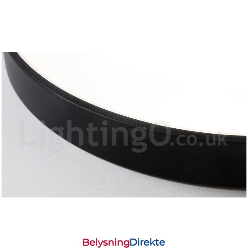 Ultratynne Dimbare Moderne, Samtidskunstneriske Nordiske Taklamper Med Innfelt Montering Og Akrylskjerm Med Fjernkontroll, Kan Også Brukes Som Vegglampe