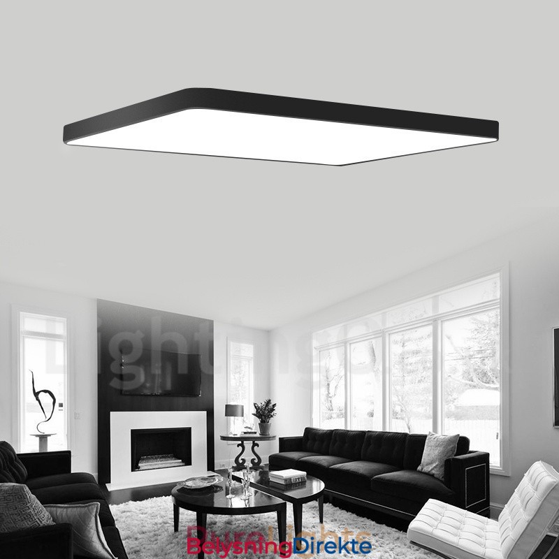 Dimmbare Moderne, Samtidskunstneriske Nordiske Taklamper Med Innfelt Montering Og Akrylskjerm Og Fjernkontroll