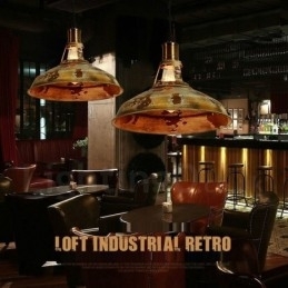 Rustikk Retro Vintage Pendellampe Med 1 Lys I Loftstil