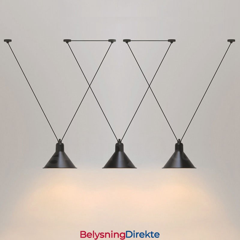 Moderne, Samtidskunstnerisk Taklampe Med 3 Lys