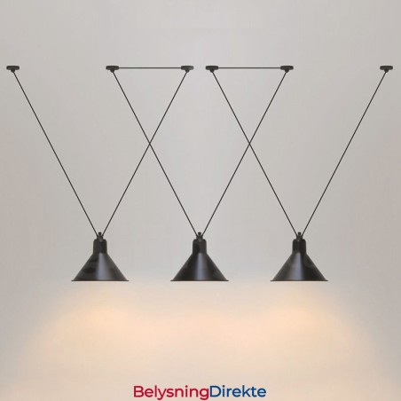 Moderne, Samtidskunstnerisk Taklampe Med 3 Lys