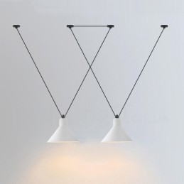 Moderne, Samtidskunstnerisk Taklampe Med 3 Lys