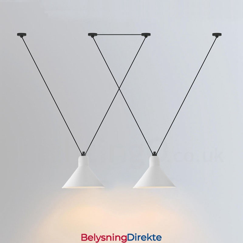 Moderne, Samtidskunstnerisk Taklampe Med 3 Lys