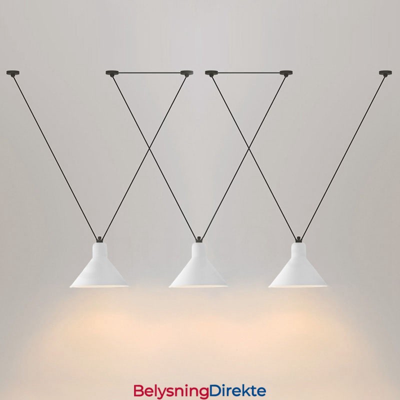 Moderne, Samtidskunstnerisk Taklampe Med 3 Lys