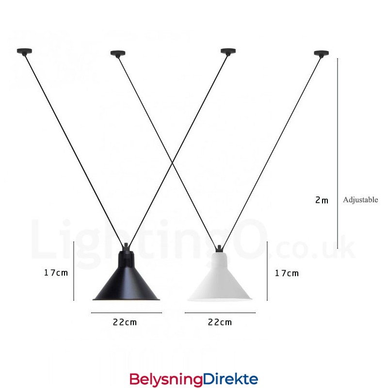Moderne, Samtidskunstnerisk Taklampe Med 3 Lys