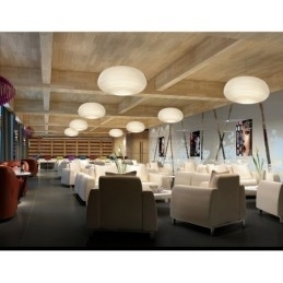 1 Lys Moderne Samtids Pendellampe I Tak Med Glassskjerm