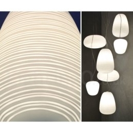 1 Lys Moderne Samtids Pendellampe I Tak Med Glassskjerm