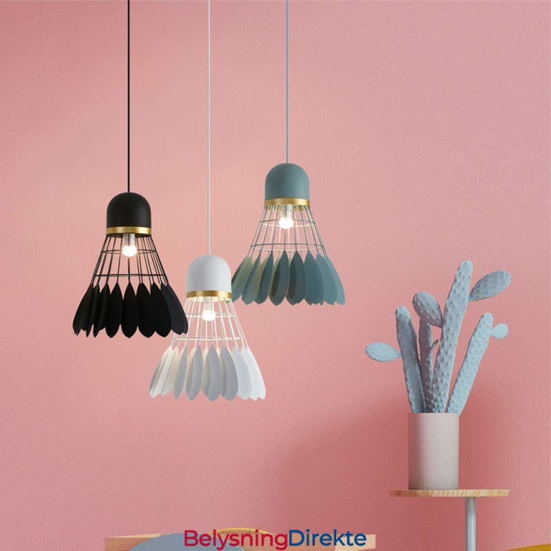 1 Lys Moderne Samtids Pendellampe I Tak