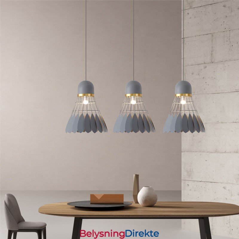 1 Lys Moderne Samtids Pendellampe I Tak