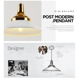 1 Lys Moderne Samtids Pendellampe I Tak