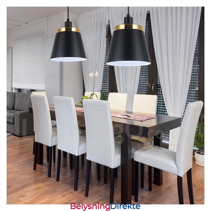 1 Lys Moderne Samtids Pendellampe I Tak