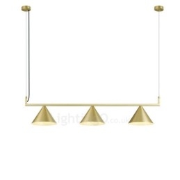 Moderne, Samtidskunstnerisk Taklampe Med 3 Lys