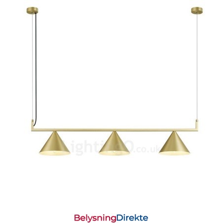 Moderne, Samtidskunstnerisk Taklampe Med 3 Lys