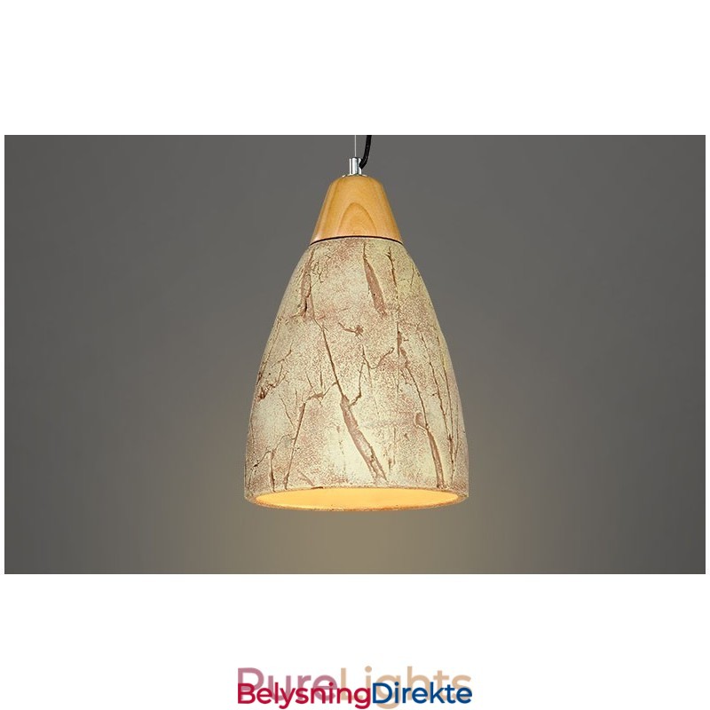 1 Lys Sement Moderne Samtids Pendellampe I Tak