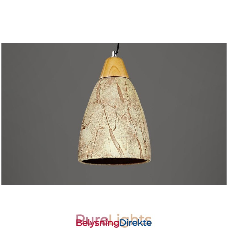 1 Lys Sement Moderne Samtids Pendellampe I Tak