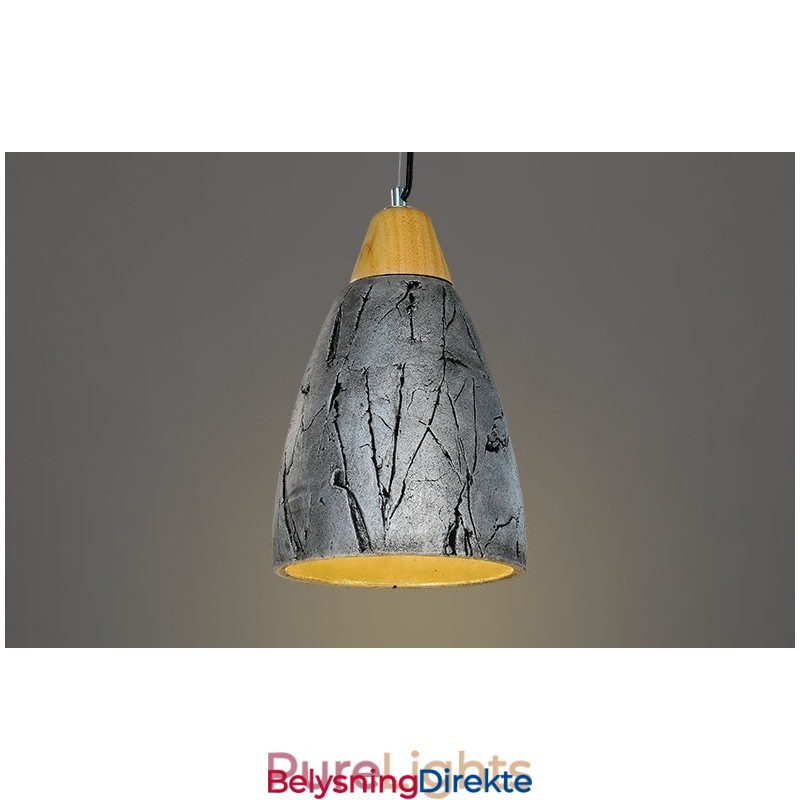 1 Lys Sement Moderne Samtids Pendellampe I Tak