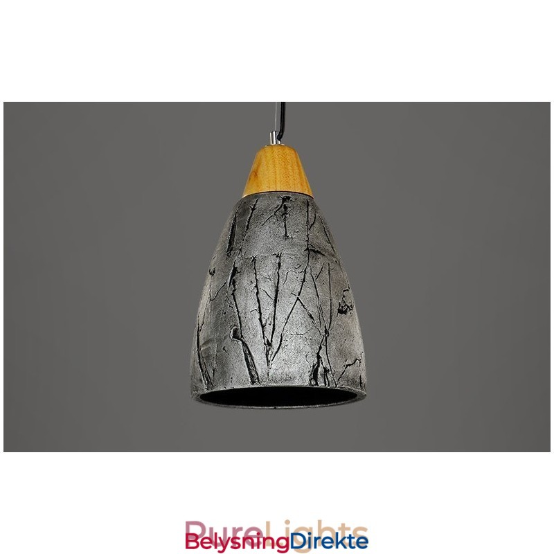 1 Lys Sement Moderne Samtids Pendellampe I Tak