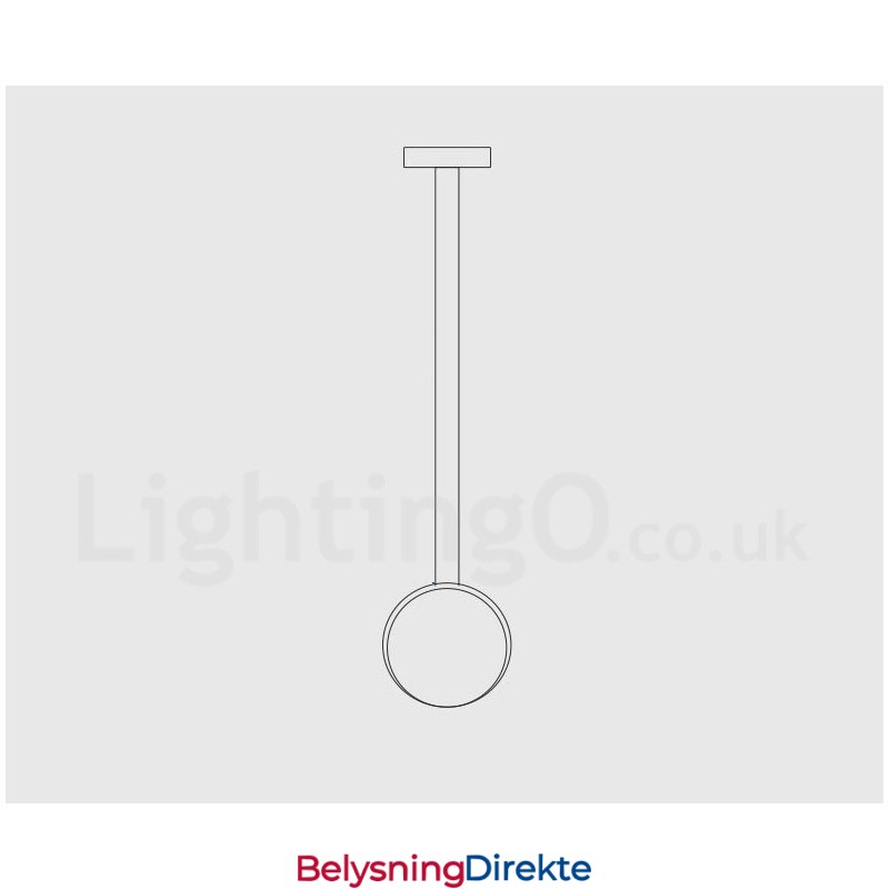 1 Lys Sement Moderne Samtids Pendellampe I Tak