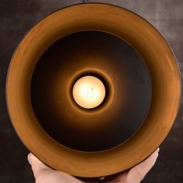 Lysekrone Rustikk Lodge Tromme Metall Pendellampe