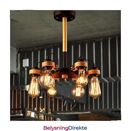 Studiolamper Og Lanterner Amerikansk Retro Taklampe 6