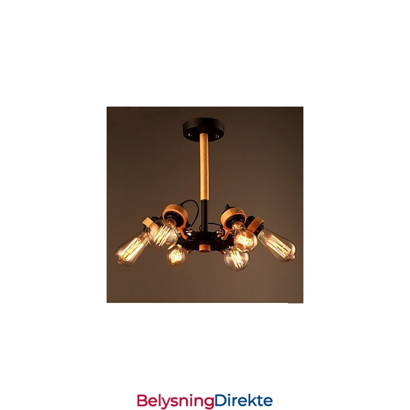 Studiolamper Og Lanterner Amerikansk Retro Taklampe 6